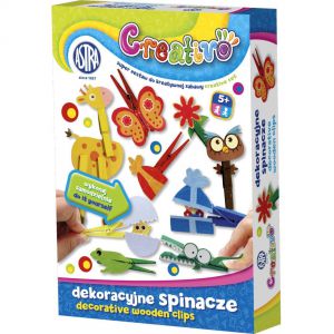 Zestaw kreatywny Astra Creativo Klamerki dekoracyjne